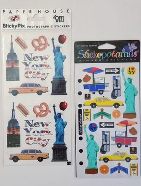 NWT New York City Scrapbooking Sticker Lot
